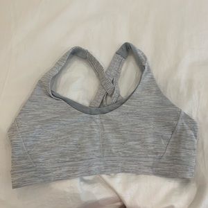 Heathered Grey Lululemon Sports Bra